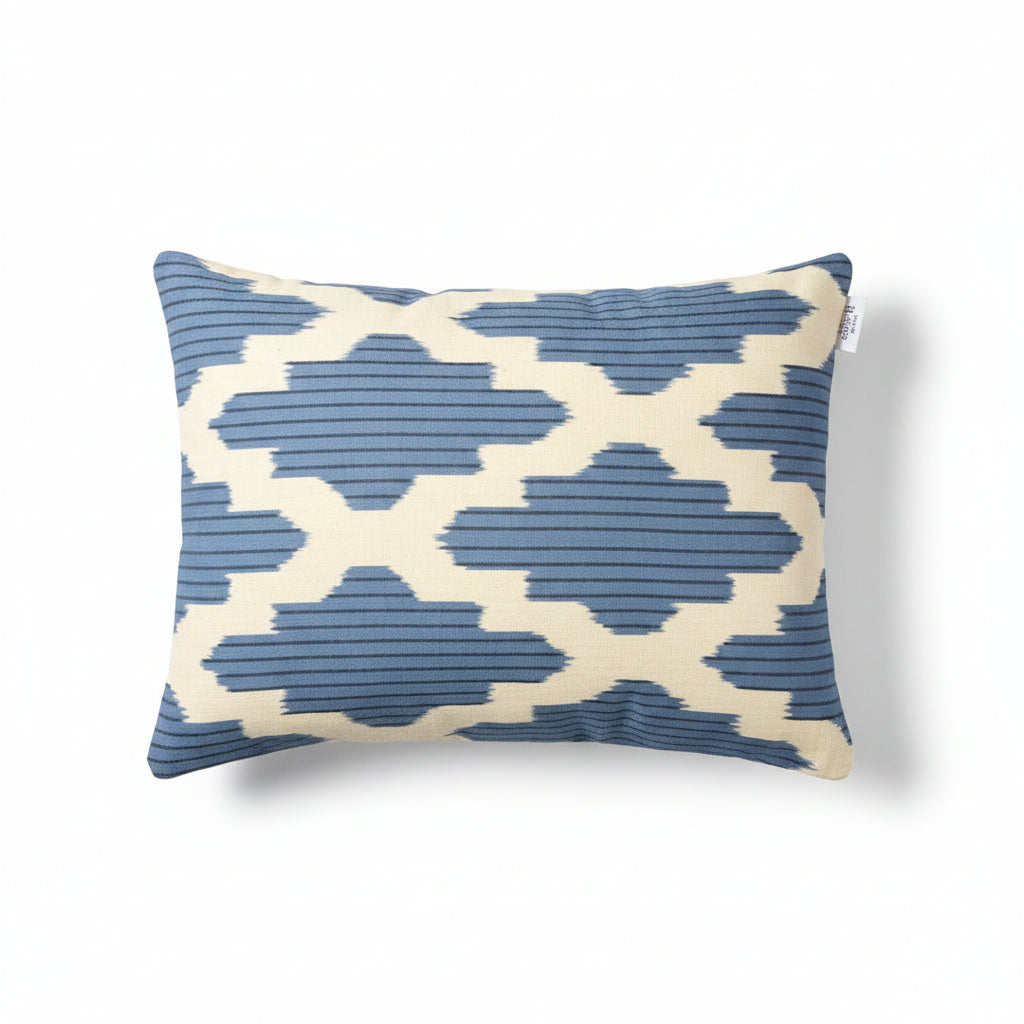 Homeware Les Ottomans Cushions In Blue Multi