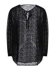 Liu •Jo Women's Crew Neck Velvet Top
