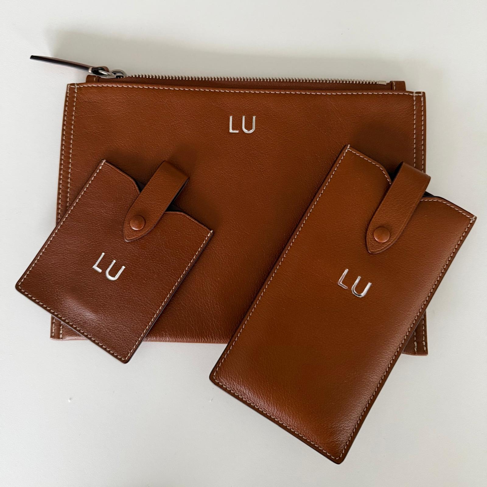 Womens Metier Pouches In Brown