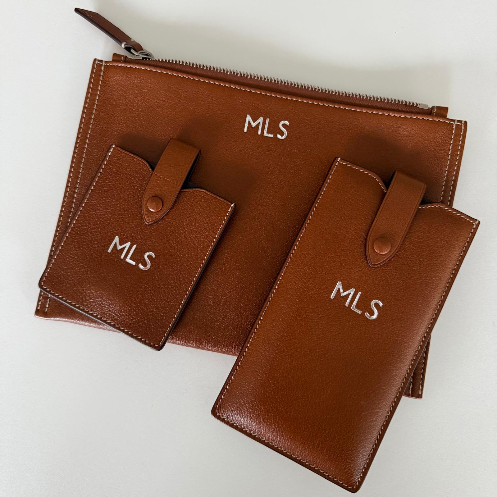 Womens Metier Pouches In Brown