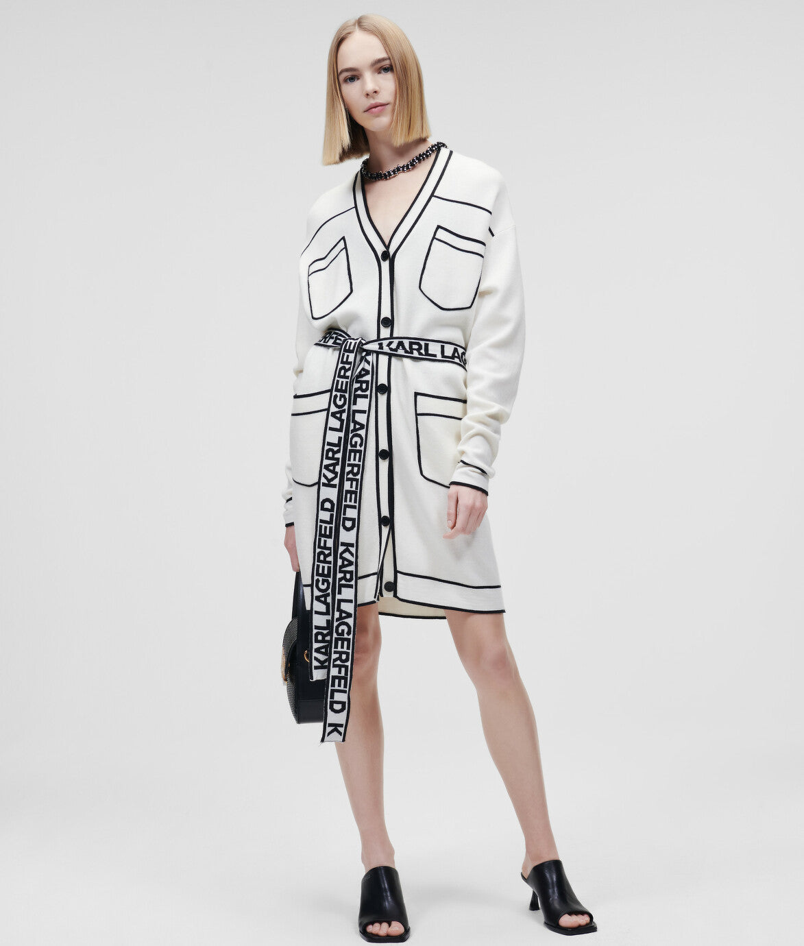 Karl Lagerfeld Women's Mini Dress in White
