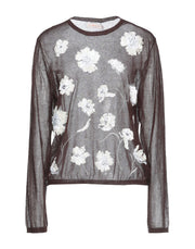 Tory Burch Women's Round Neck Sequin Jumper