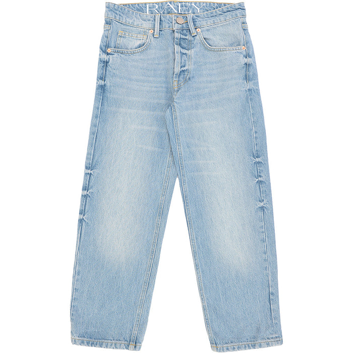 RAEY Womens Organic Dad Jean in Blue