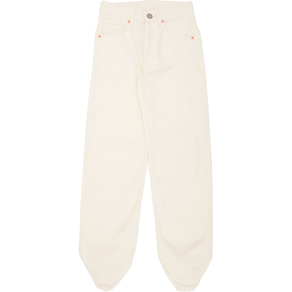 RAEY Womens Organic Opa Jean in White