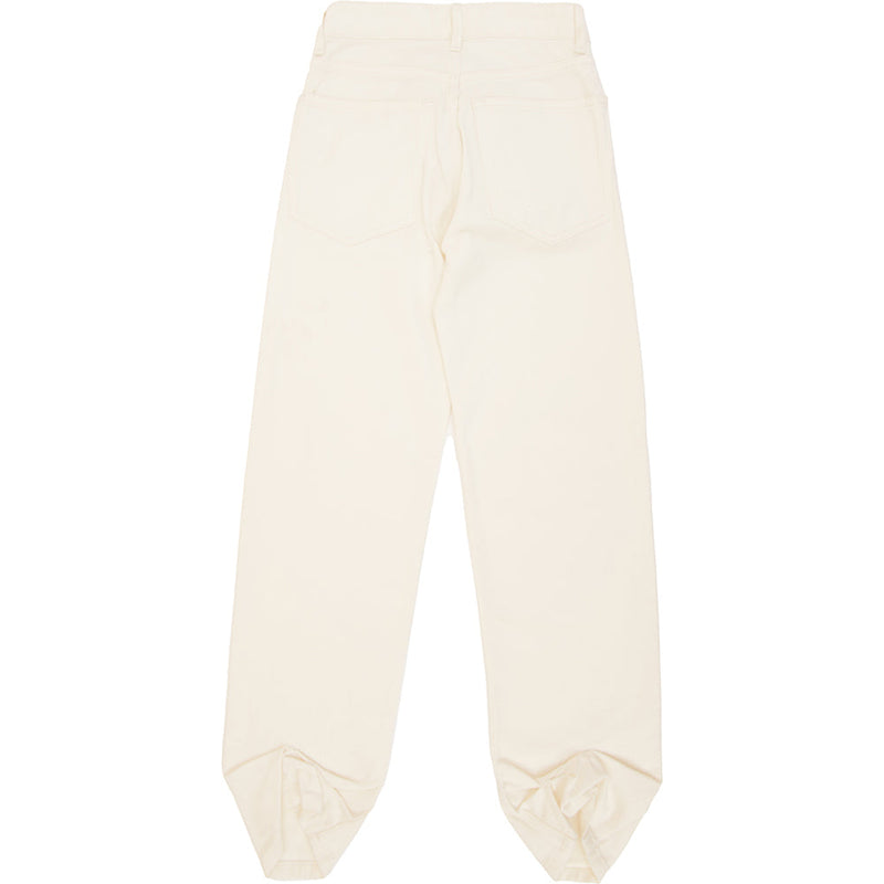 RAEY Womens Organic Opa Jean in White