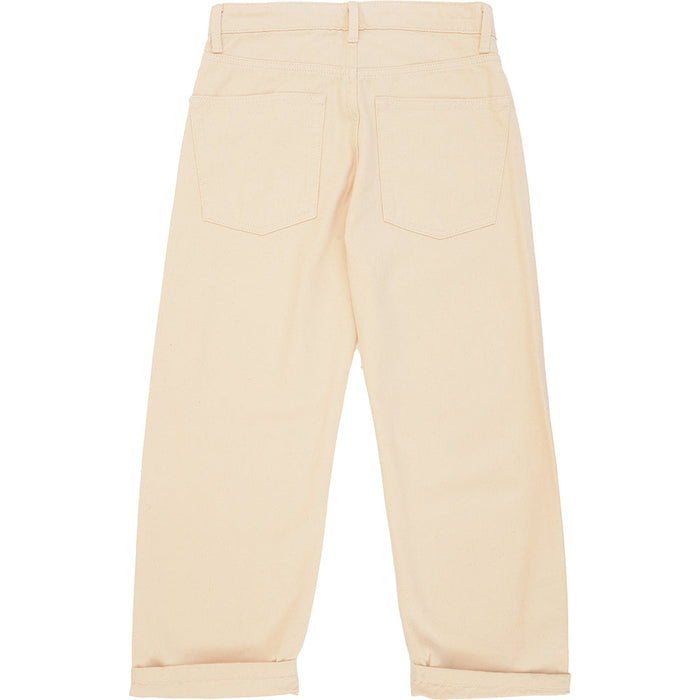 RAEY Womens Organic Linen Dad Jean in Beige