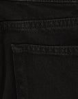 RAEY Womens Organic Track Jean in Black