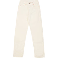 RAEY Womens Organic Track Jean in White