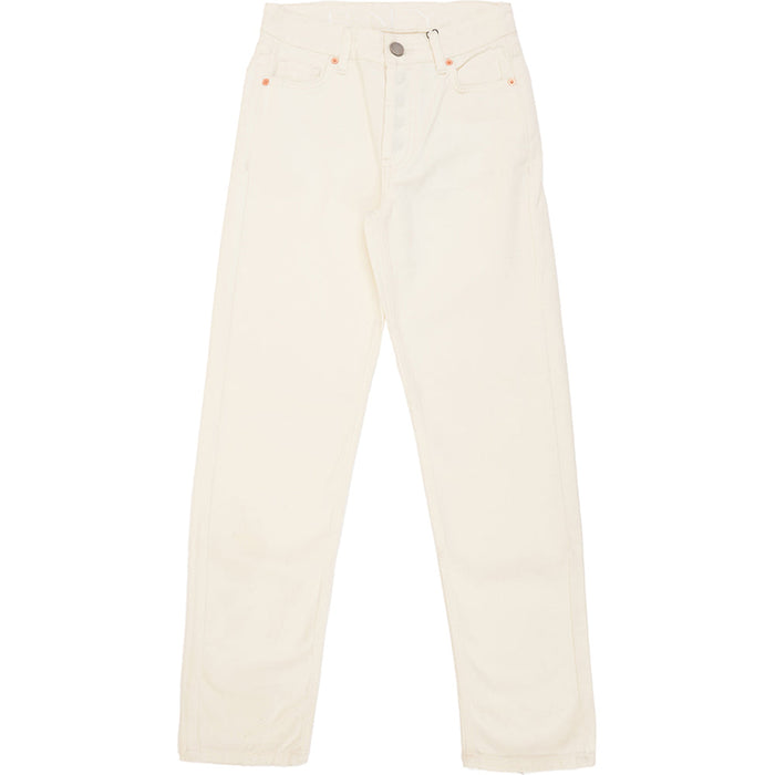 RAEY Womens Organic Track Jean in White