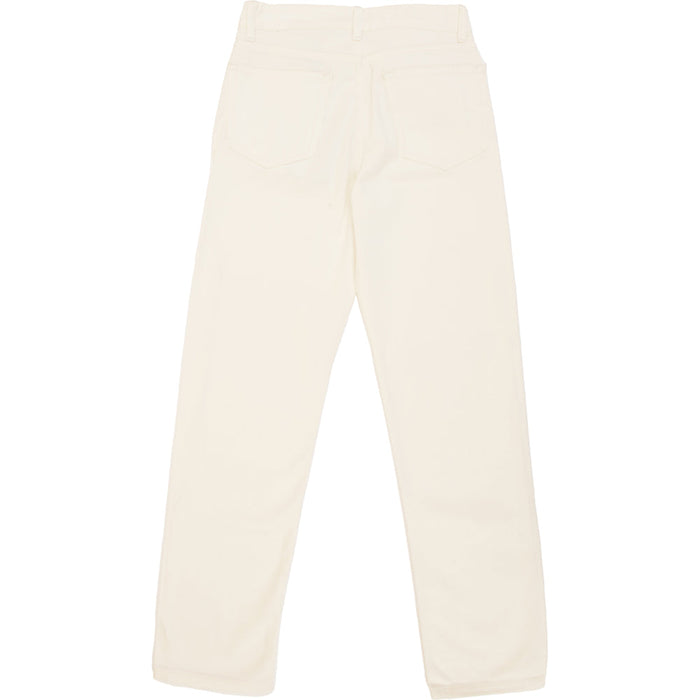 RAEY Womens Organic Track Jean in White