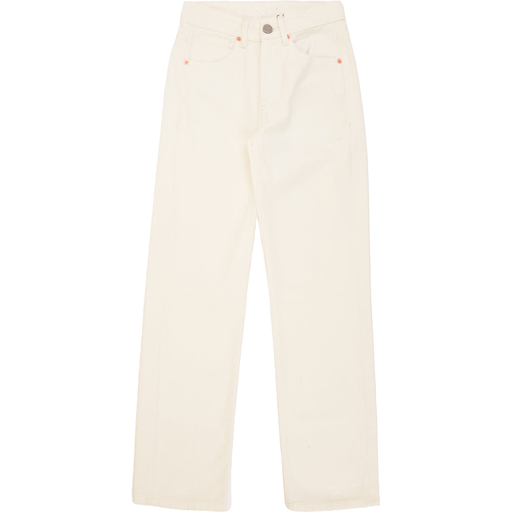 RAEY Womens Organic Push Jean in White