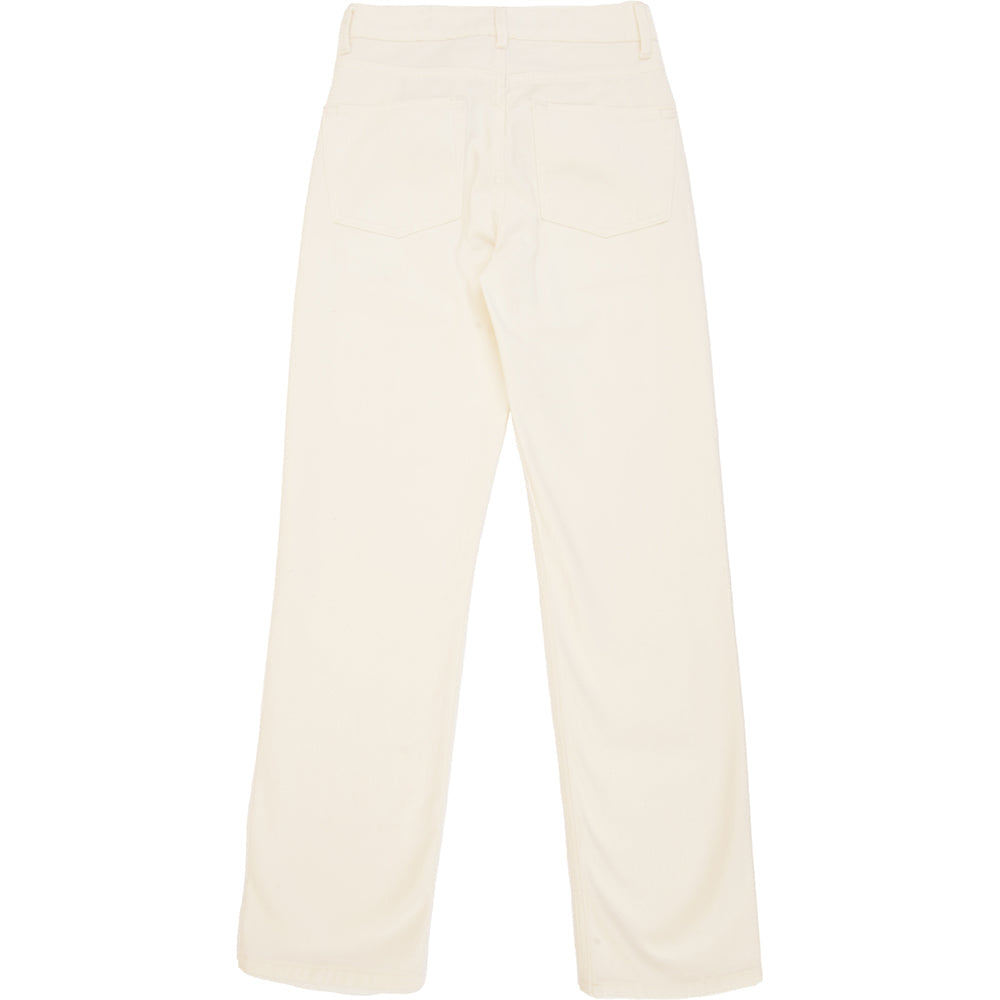 RAEY Womens Organic Push Jean in White