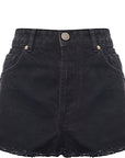 RAEY Womens Organic Tahiti Shorts in Black