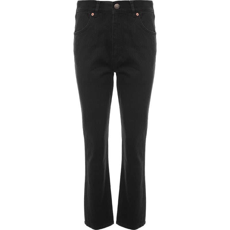 RAEY Mens Organic Dip Jean in Black