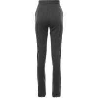 RAEY Womens Split Hem Skinny Speckle Suit Trousers in Grey