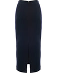 RAEY Womens Simple Long Pencil Skirt in Blue