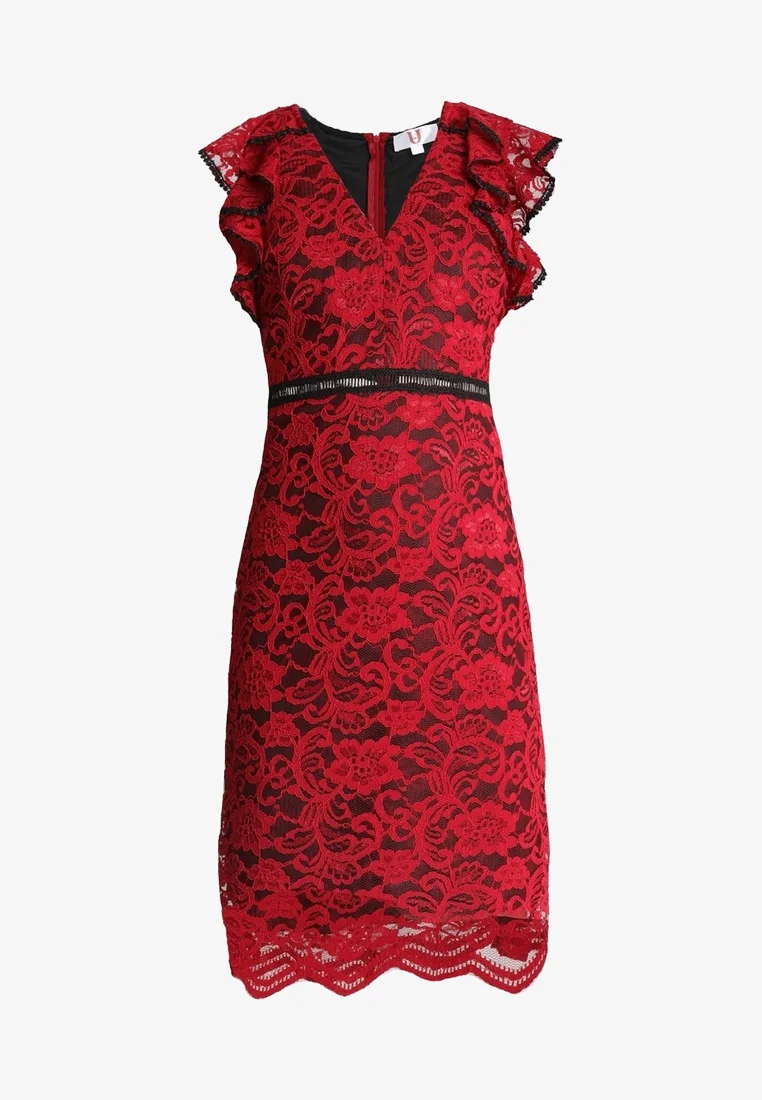 Womens Forever Unique Lace Pencil Dress