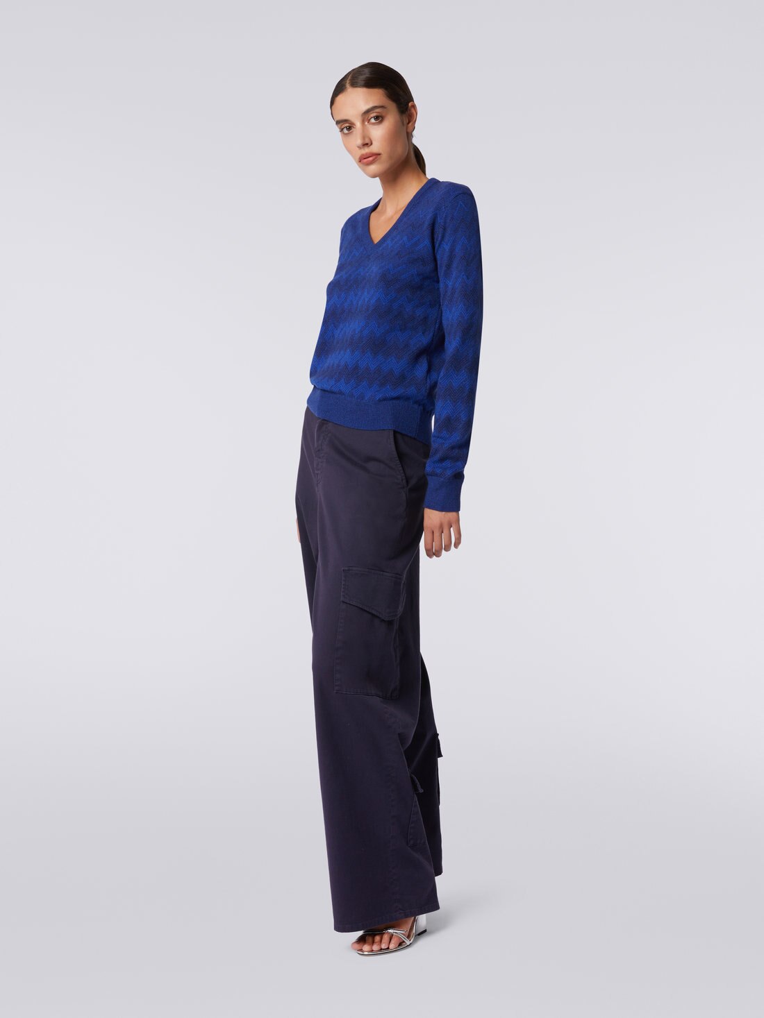 Missoni Womens Sweatshirt in Blue