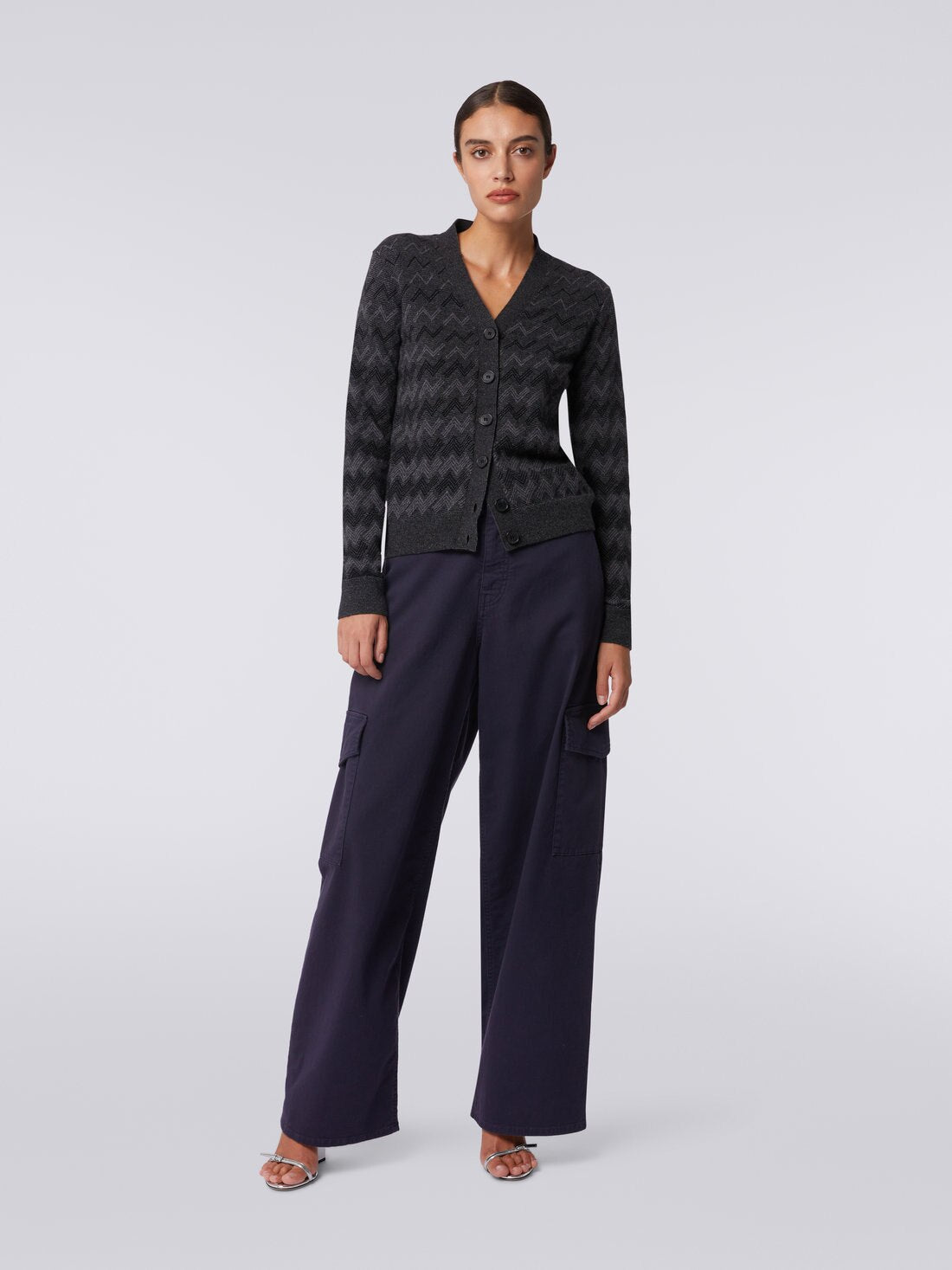 Missoni Womens Cardigan in Brown