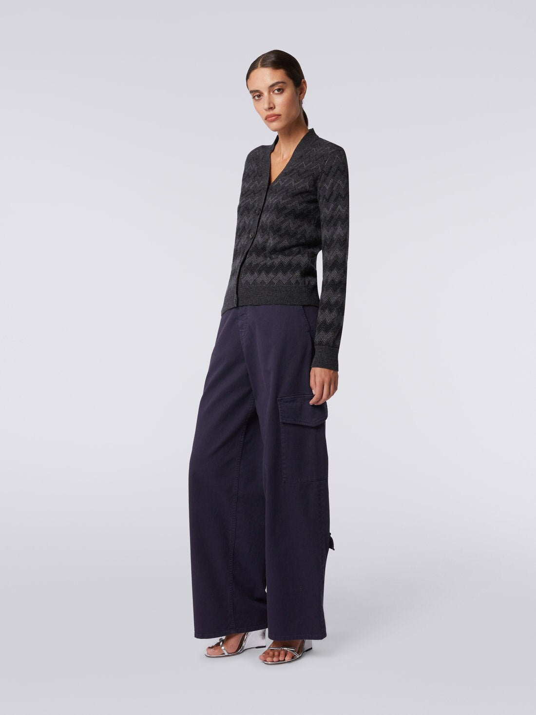 Missoni Womens Cardigan in Brown