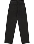 RAEY Womens At: Organic Crop Straight Leg Jean in Black