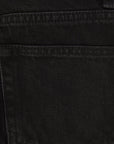 RAEY Womens At: Organic Crop Straight Leg Jean in Black