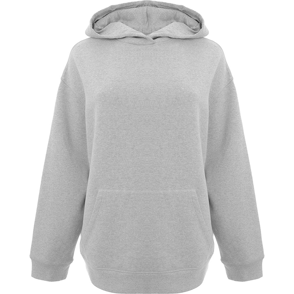 RAEY Womens Recycled Yarn Oversized Hoody in Grey