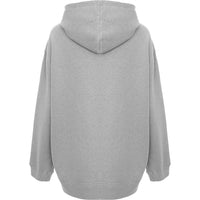 RAEY Womens Recycled Yarn Oversized Hoody in Grey