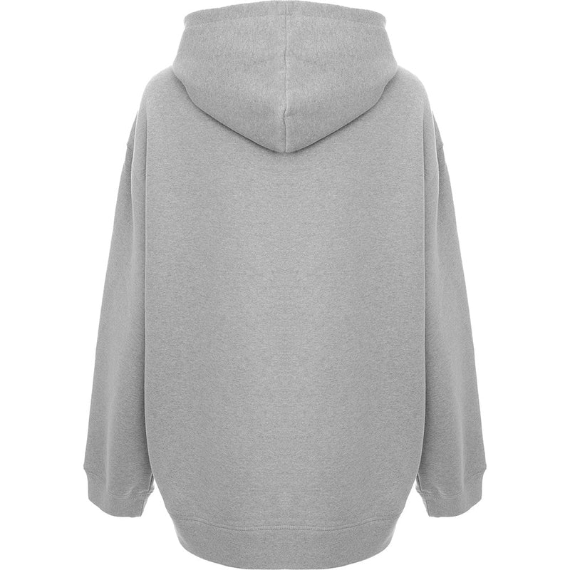 RAEY Womens Recycled Yarn Oversized Hoody in Grey