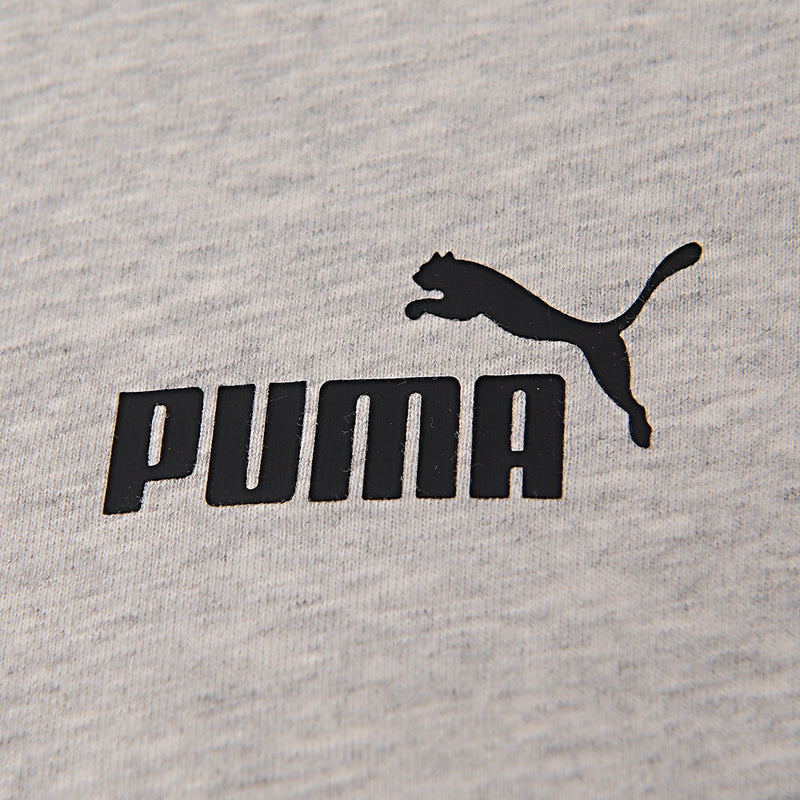 Puma Women's Grey Essentials Small Logo T-Shirt