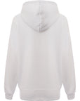 RAEY Womens Recycled & Organic Yarn Hoody in White