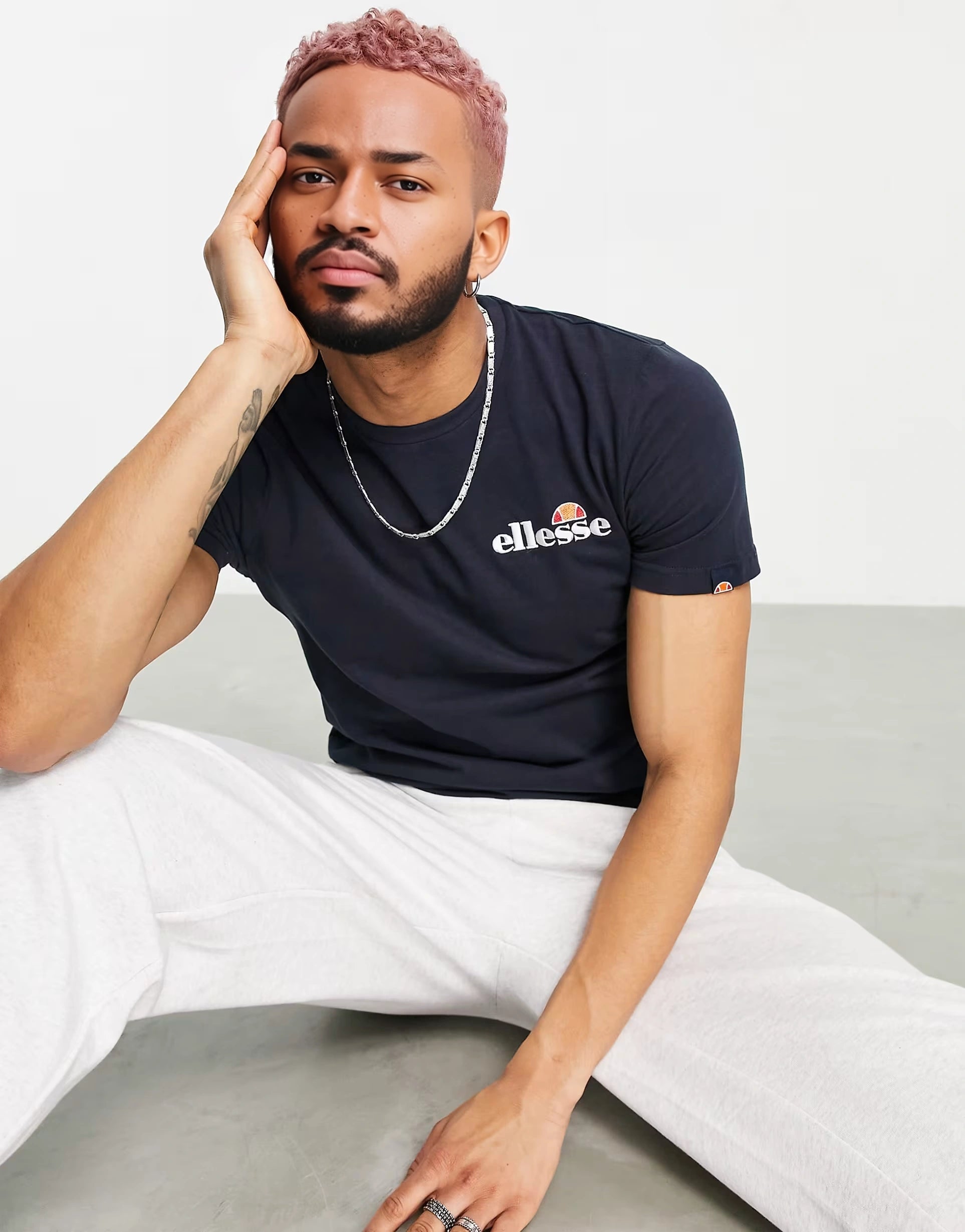 ellesse Mens Voodoo T-Shirt In Navy