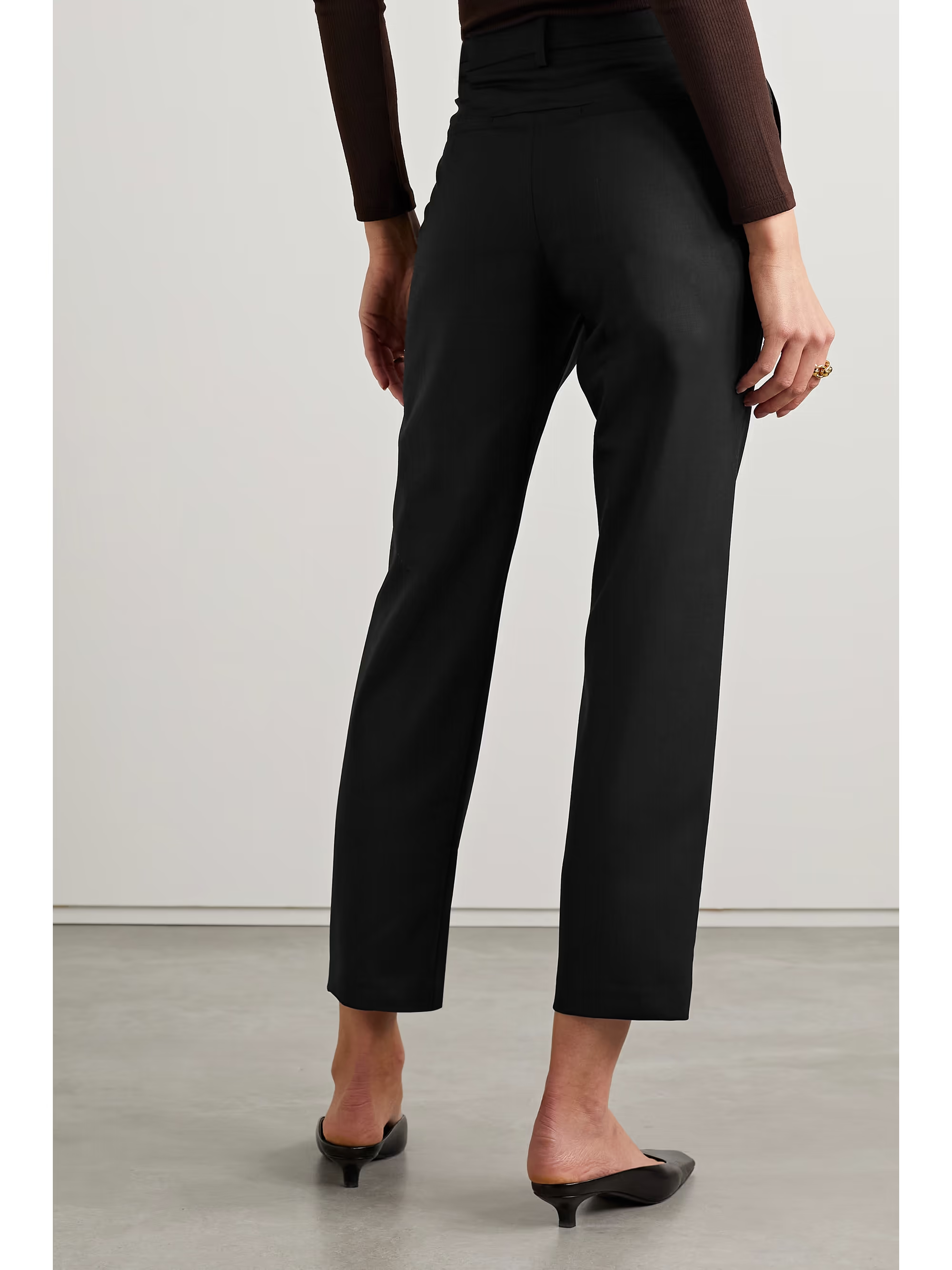 Womens Nili Lotan Tailored Trousers In Black