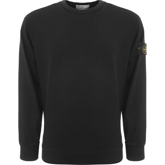 Stone Island Men's Heavy Cotton Garment Dyed Sweatshirt