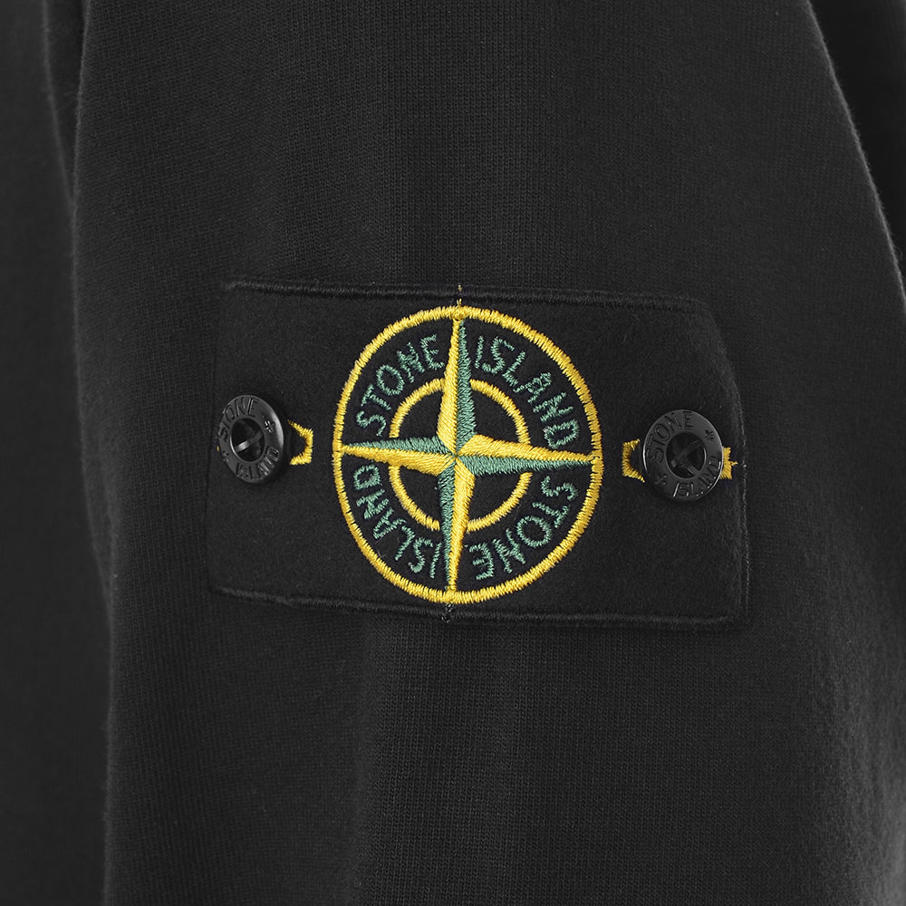 Stone Island Men&#39;s Heavy Cotton Garment Dyed Sweatshirt
