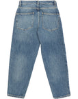 RAEY Womens Organic Crop Carrot Leg Jean  in Blue