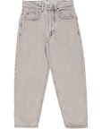 RAEY Womens Organic Crop Carrot Leg Jean  in Grey