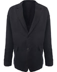 RAEY Mens Drop Shoulder Blazer in Black