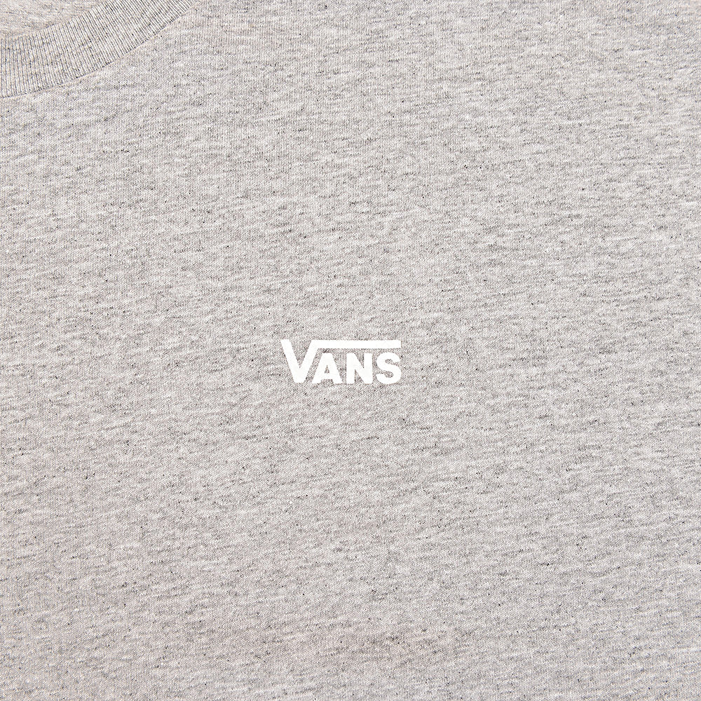 Vans Women's Grey Small Logo T-Shirt in Grey