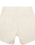 RAEY Womens Comet Organic Denim Shorts in White