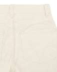 RAEY Womens Comet Organic Denim Shorts in White