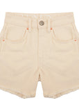 RAEY Womens Comet Organic Denim Shorts in White