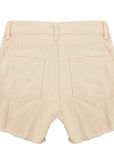 RAEY Womens Comet Organic Denim Shorts in White