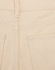 RAEY Womens Comet Organic Denim Shorts in White