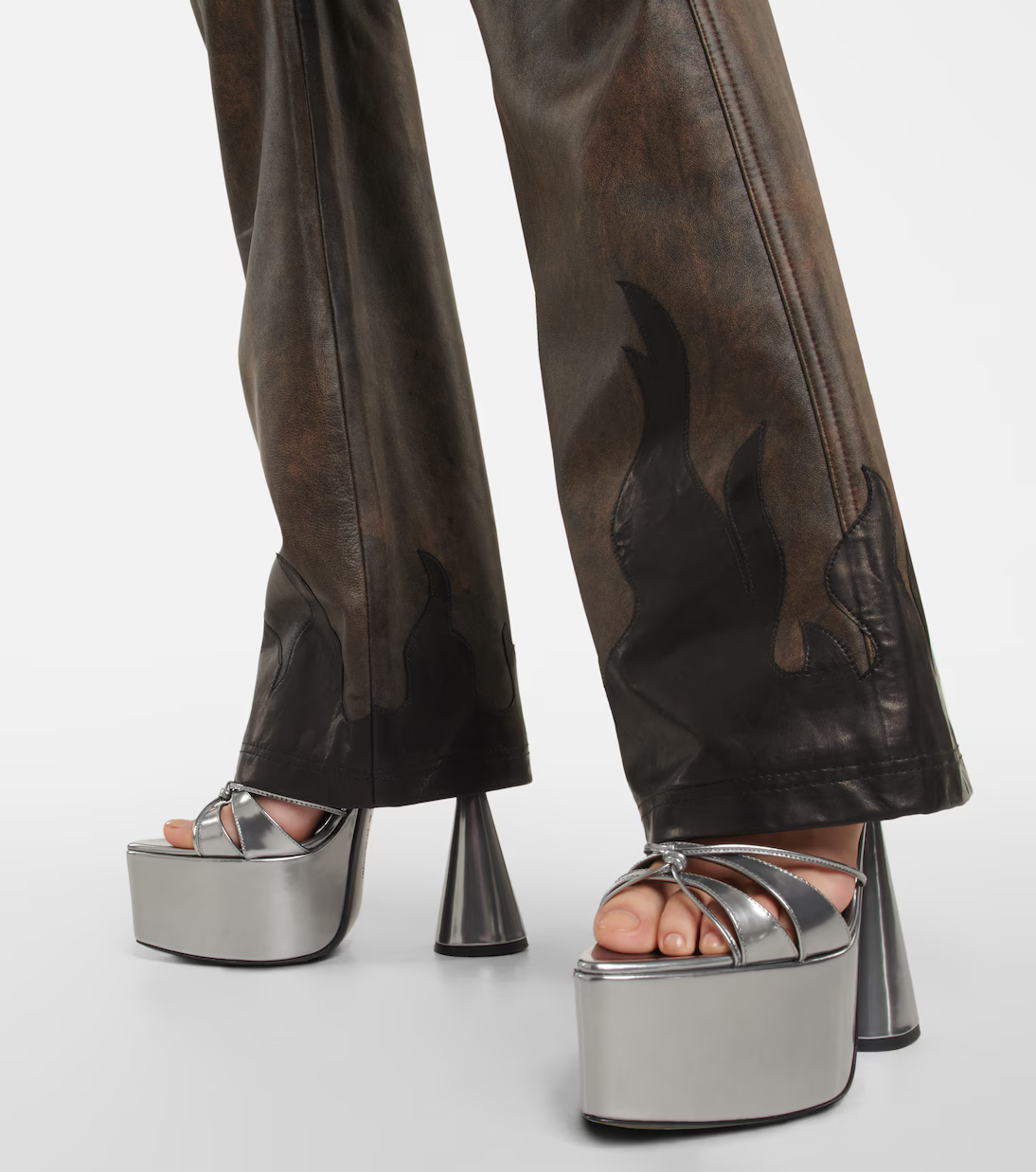 Womens DAccori Platforms In Silver