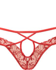 Agent Provocateur Womens Ozella Brief in Red