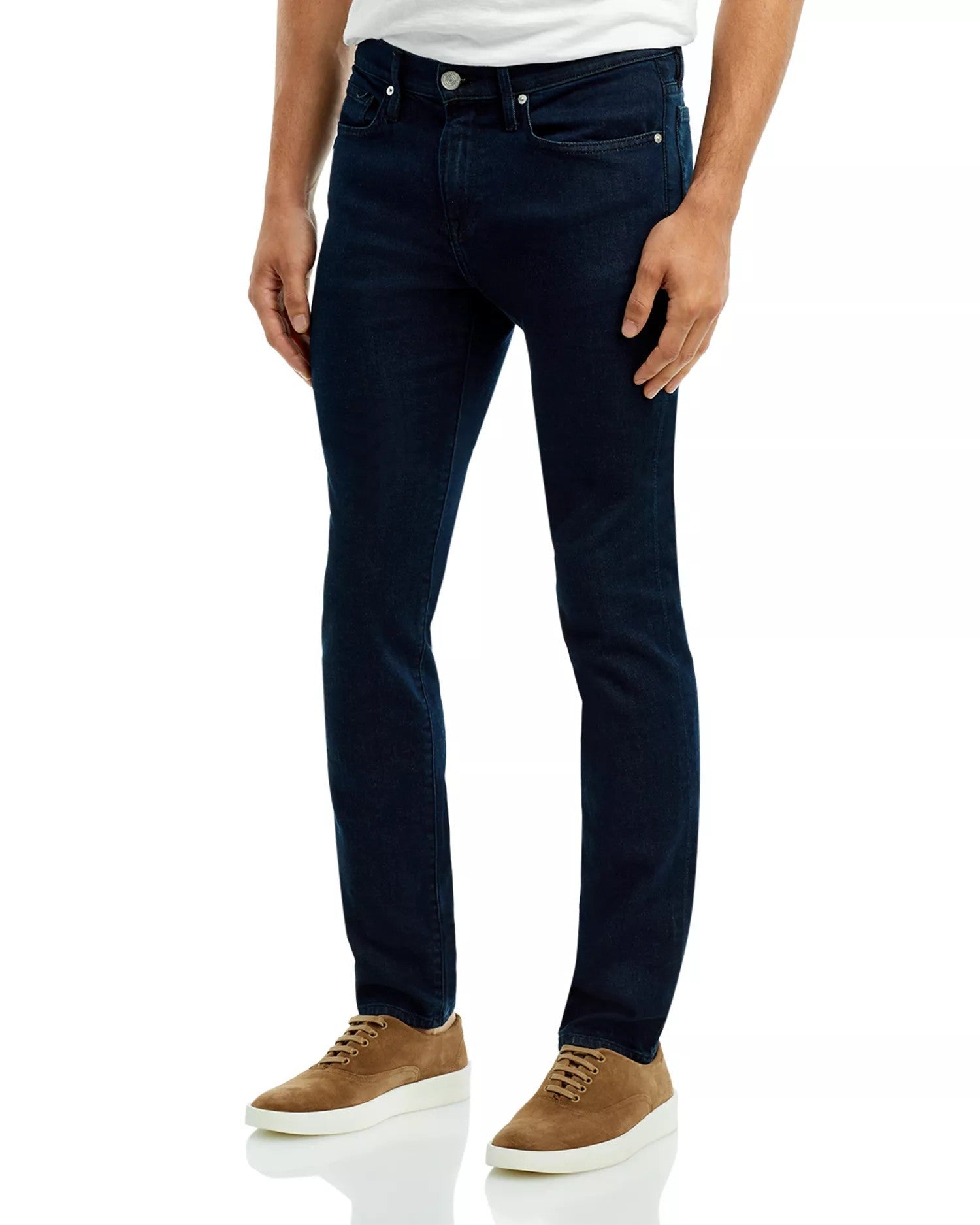 Mens Frame Denim Skinny Jeans In Dark Blue