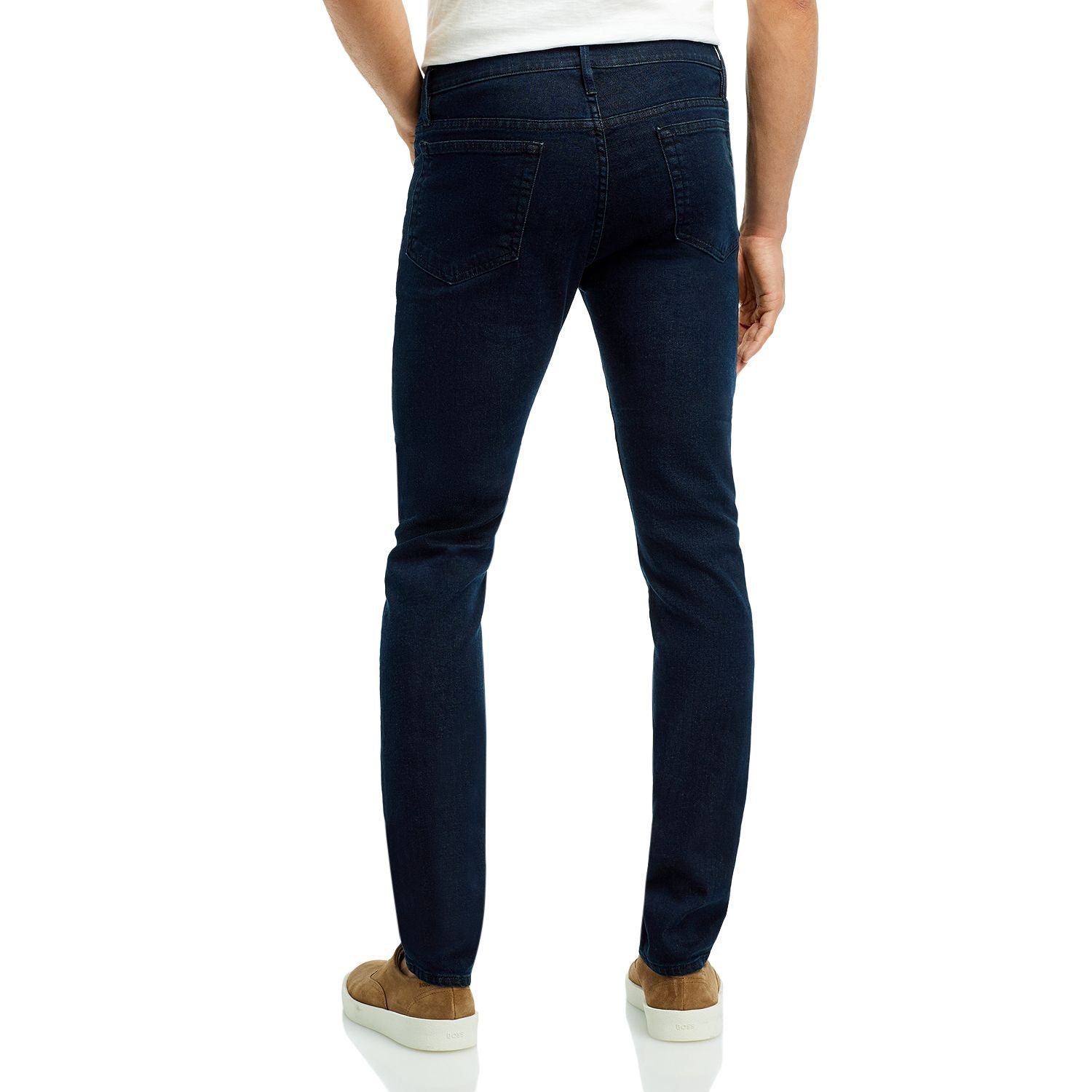 Mens Frame Denim Skinny Jeans In Dark Blue