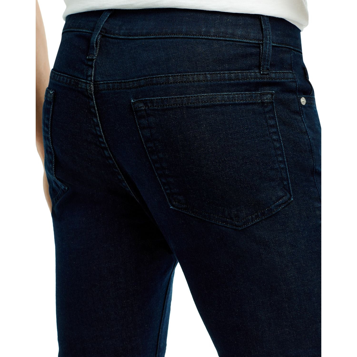 Mens Frame Denim Skinny Jeans In Dark Blue