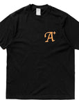 A+ Mens Small Logo Short Sleeve T-Shirt Black